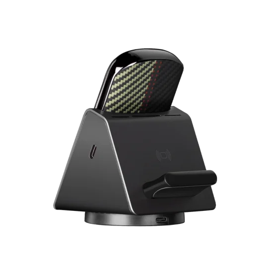 Pitaka MagEZ Slider 4-in-1 Wireless Charger + Power Dongle for Apple Watch - Black